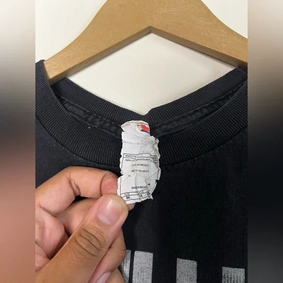 Y2K METALLICA Kill Em All For One Summer 1983 Tour T Shirt Size M *FLAW* - Picture 2 of 7